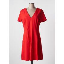 SET - Robe mi-longue rouge en viscose - Femme - Taille 40 - Modz