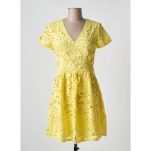 IDANO - Robe courte jaune en polyester - Femme - Taille 34 - Modz