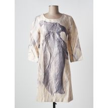 NICE THINGS - Robe courte beige en viscose - Femme - Taille 36 - Modz