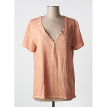 BERENICE - T-shirt marron en coton - Femme - Taille 42 - Modz