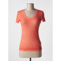MAY&JUNE - T-shirt orange en coton - Femme - Taille 42 - Modz