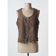 SALT & PEPPER - Gilet sans manche vert en polyester - Femme - Taille 40 - Modz