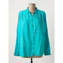 DES PETITS HAUTS - Chemisier bleu en coton - Femme - Taille 36 - Modz