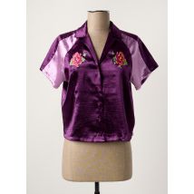 OBEY - Chemisier violet en polyester - Femme - Taille 34 - Modz