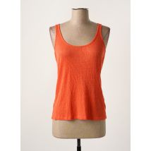 MARIE-SIXTINE - Top orange en lin - Femme - Taille 36 - Modz