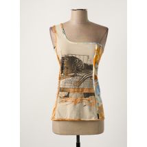 SAVE THE QUEEN - Top beige en viscose - Femme - Taille 40 - Modz
