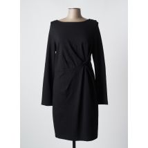 IKKS - Robe mi-longue noir en viscose - Femme - Taille 42 - Modz