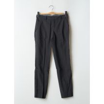 LEON & HARPER - Pantalon droit gris en laine - Femme - Taille 34 - Modz
