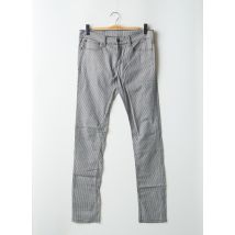 HELLS BELLS - Pantalon slim gris en coton - Femme - Taille W32 - Modz