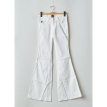 LOIS - Pantalon flare blanc en coton - Femme - Taille W27 - Modz
