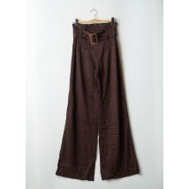 MISS SIXTY - Pantalon flare marron en viscose - Femme - Taille W30 - Modz