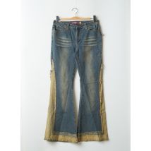 NEW LONDON - Jean coupe flare bleu en coton - Femme - Taille 42 - Modz