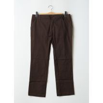SPIRIT OF GANG - Pantalon chino marron en coton - Femme - Taille W32 - Modz