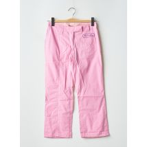 BE YOU K - Pantalon 7/8 rose en coton - Femme - Taille 34 - Modz
