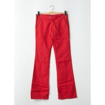 CIMARRON - Pantalon flare rouge en coton - Femme - Taille 40 - Modz
