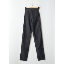 CASAGRANDE - Pantalon droit noir en coton - Femme - Taille 32 - Modz