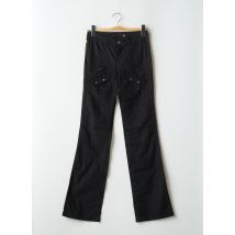 SCHOOL RAG - Pantalon droit noir en coton - Femme - Taille W29 - Modz