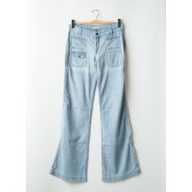 BEL AIR - Jean coupe flare bleu en coton - Femme - Taille 40 - Modz