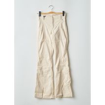 TEDDY SMITH INDUSTRY - Pantalon flare beige en coton - Fille - Taille TU - Modz
