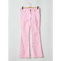 CIMARRON - Pantalon droit rose en coton - Femme - Taille W29 - Modz
