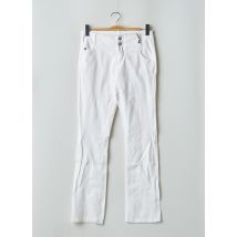 AEM'KEI - Pantalon droit blanc en coton - Femme - Taille W28 - Modz