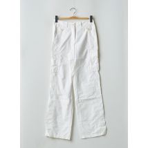 PABLO GERARD DAREL - Pantalon droit blanc en coton - Femme - Taille 38 - Modz