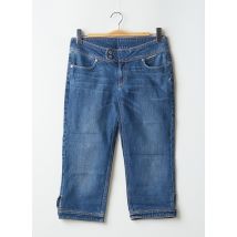 LEVIS - Pantacourt bleu en coton - Femme - Taille 38 - Modz