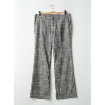 MOGUL - Pantalon flare gris en polyester - Femme - Taille W31 - Modz