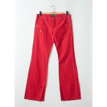 RWD - Pantalon flare rouge en coton - Femme - Taille W31 - Modz
