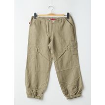 SESSUN - Pantacourt vert en lin - Femme - Taille 40 - Modz
