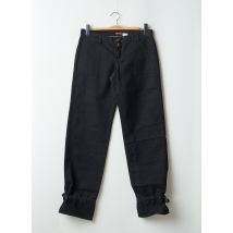 BE YOU K - Pantalon droit noir en coton - Femme - Taille 34 - Modz
