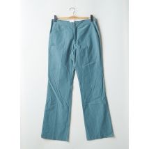 BE YOU K - Pantalon droit bleu en coton - Femme - Taille 42 - Modz