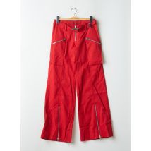 LA BRIGADA INTERNACIONAL - Pantalon flare rouge en coton - Femme - Taille 36 - Modz