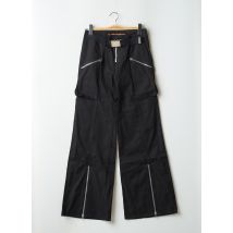 LA BRIGADA INTERNACIONAL - Pantalon flare noir en coton - Femme - Taille 36 - Modz