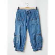 TEDDY SMITH - Jeans coupe droite bleu en coton - Femme - Taille W30 - Modz