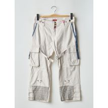 BE YOU K - Pantacourt beige en coton - Femme - Taille 36 - Modz