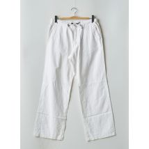 BLEND - Pantalon droit blanc en lin - Homme - Taille W33 - Modz