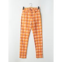 BONAVENTURE - Pantalon slim orange en coton - Femme - Taille W31 - Modz
