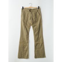 CIMARRON - Pantalon flare vert en coton - Femme - Taille W27 - Modz