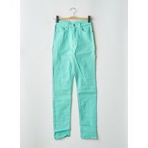BONAVENTURE - Jeans coupe slim vert en coton - Femme - Taille W28 - Modz