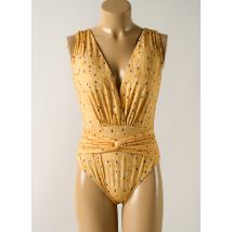 SALINAS - Maillot de bain 1 pièce jaune en polyamide - Femme - Taille 36 - Modz