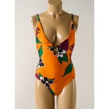 SALINAS - Maillot de bain 1 pièce orange en polyamide - Femme - Taille 36 - Modz