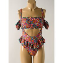 SALINAS - Maillot de bain 2 pièces orange en polyamide - Femme - Taille 36 - Modz