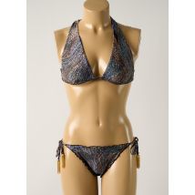 SALINAS - Maillot de bain 2 pièces noir en polyamide - Femme - Taille 36 - Modz