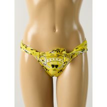 SALINAS - Bas de maillot de bain jaune en polyamide - Femme - Taille 38 - Modz