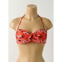 SALINAS - Haut de maillot de bain orange en polyamide - Femme - Taille 36 - Modz