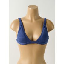 SALINAS - Haut de maillot de bain bleu en polyamide - Femme - Taille 36 - Modz
