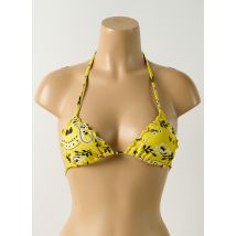 SALINAS - Haut de maillot de bain jaune en polyamide - Femme - Taille 34 - Modz