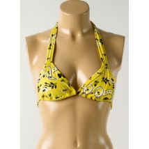 SALINAS - Haut de maillot de bain jaune en polyamide - Femme - Taille 36 - Modz