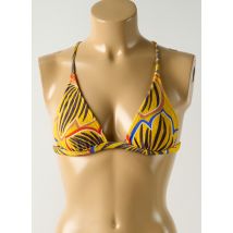 SALINAS - Haut de maillot de bain jaune en polyamide - Femme - Taille 36 - Modz